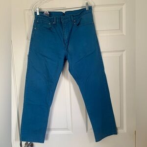 Levi's 502 Regular Taper Blue Jeans Mens 34x29